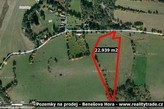 PRODEJ POZEMKŮ 22.939 M2 V BENEŠOVĚ HOŘE NA ŠUMAVĚ